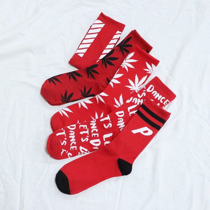 Chinese New Year Socks 2026 Chinese Cat Socks Year Red Fortune Cat Cotton Sock Set for Lunar New Year Costume Accessories